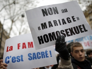 French protests against gay marriage, gay marriage legalisation